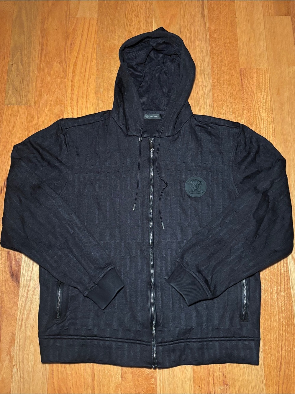Versace 3D Medusa Zip Up Hooded Track Jacket
